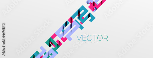 Color bend lines with shadow texture effect. Vector Illustration For Wallpaper, Banner, Background, Card, Book Illustration, landing page
