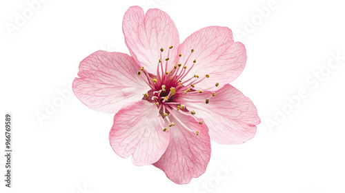 flower on tree on transparent background