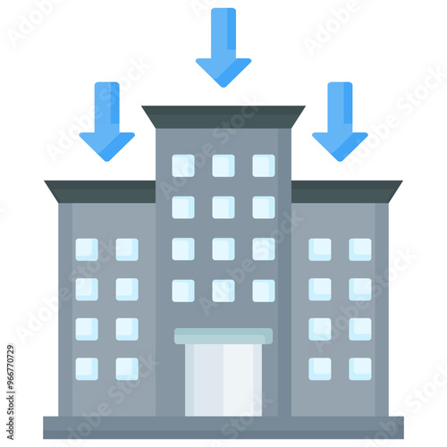 Business Downsizing Icon