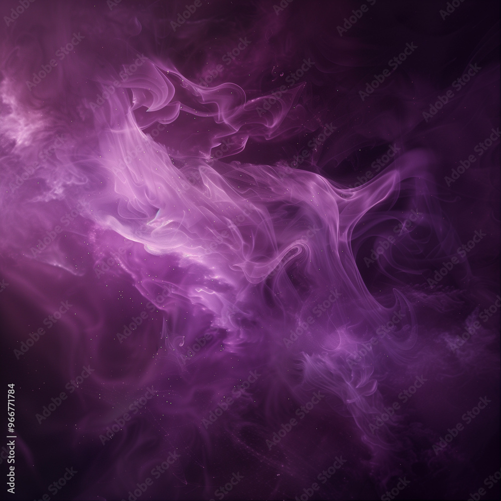 Purple Nebula Swirling in Deep Space
Purple Nebula Swirling in Deep Space
