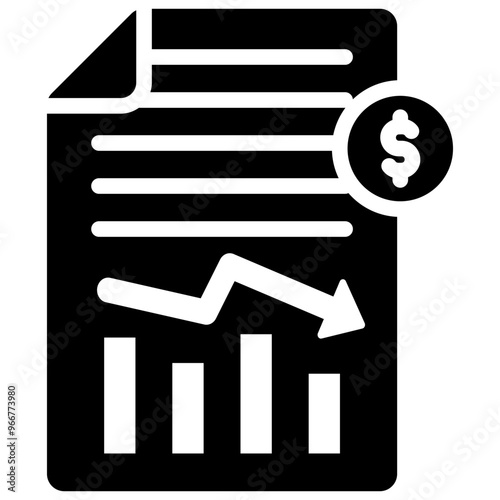 Economic Contraction Icon