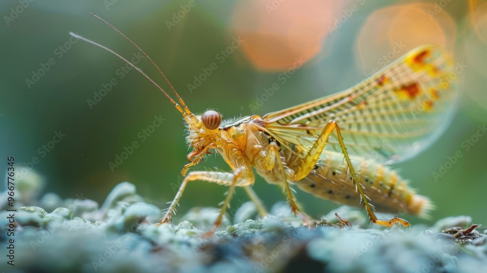 Close-up photograph of a beetle on a rock, with a focus on its intricate details and patterns.