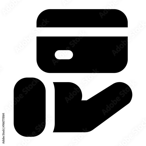 debit card icon for illustration