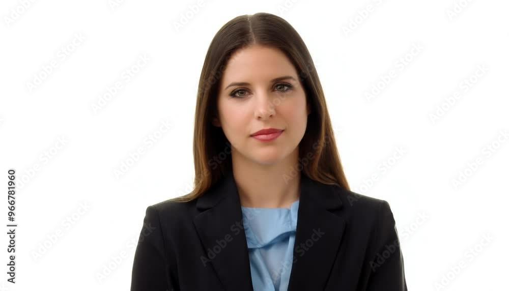 Studio portrait of an attractive businesswoman isolated on white
Studio portrait of an attractive businesswoman isolated on white