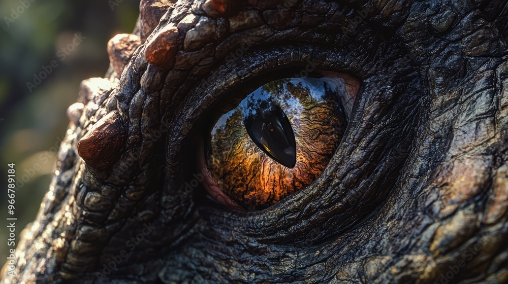Dragon Eye Close Up   Fantasy  Mythical Creature  Scale Detail  Reptile Eye