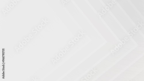 White Abstract Chevron Background Loop.