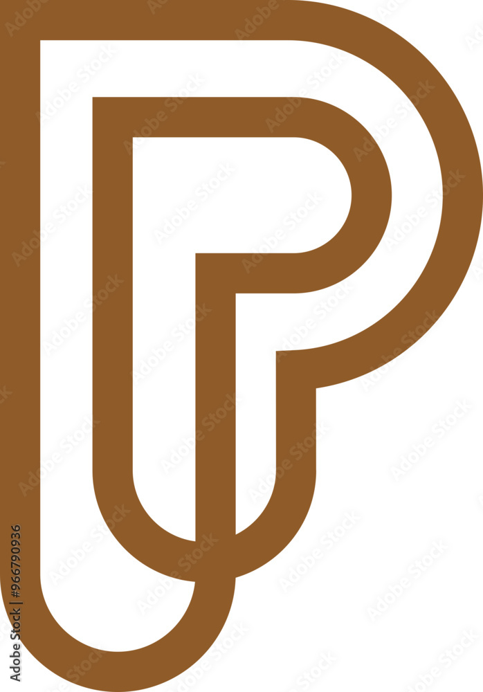 Initial Letter P Logo Initial Letter P Logo