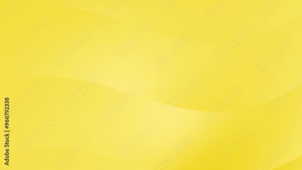 Yellow Abstract Wavy Background Loop Animation.