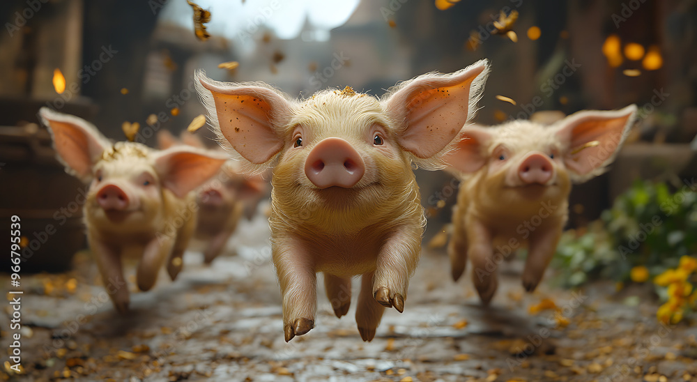 “Cinematic Still of Flying Pigs with Wings”
“Cinematic Still of Flying Pigs with Wings”