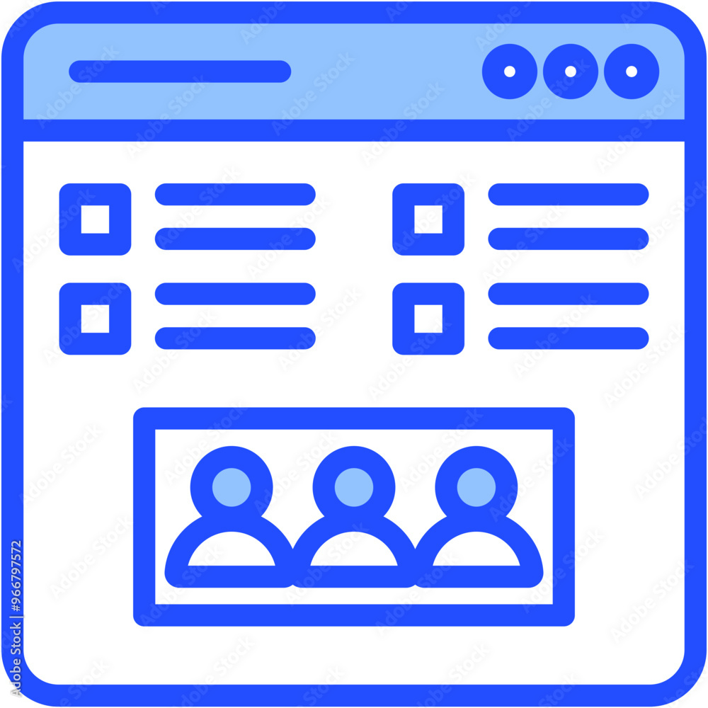 Fototapeta premium Audience Icon