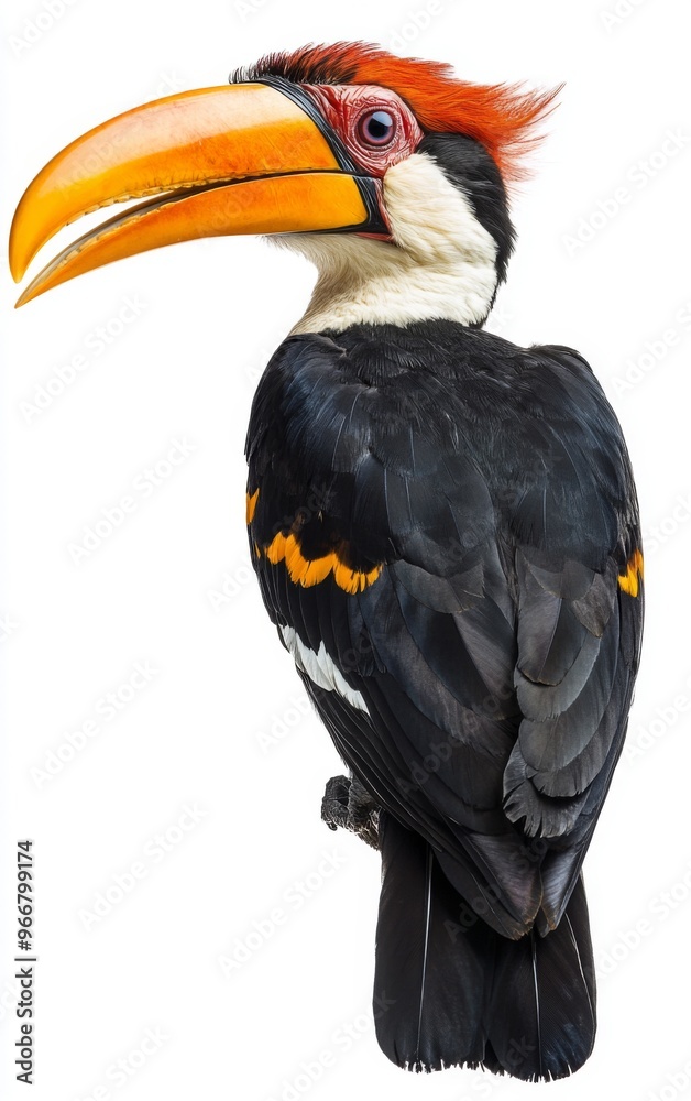A hornbill, 