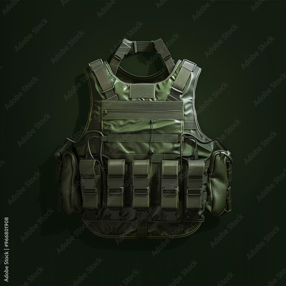 Tactical Vest with Mag Pouches and Utility Straps
Tactical Vest with Mag Pouches and Utility Straps