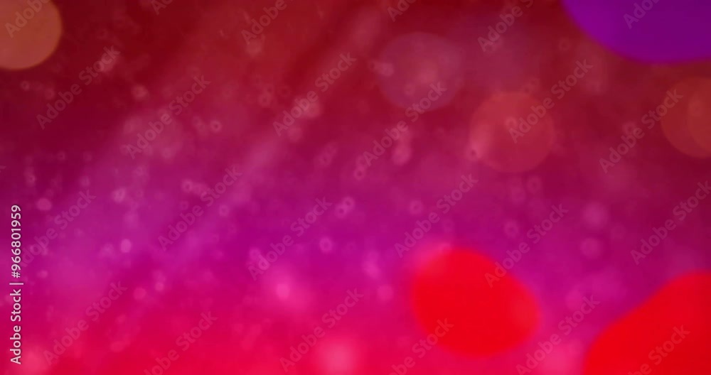 Red and purple bokeh animation with light particles floating Red and purple bokeh animation with light particles floating