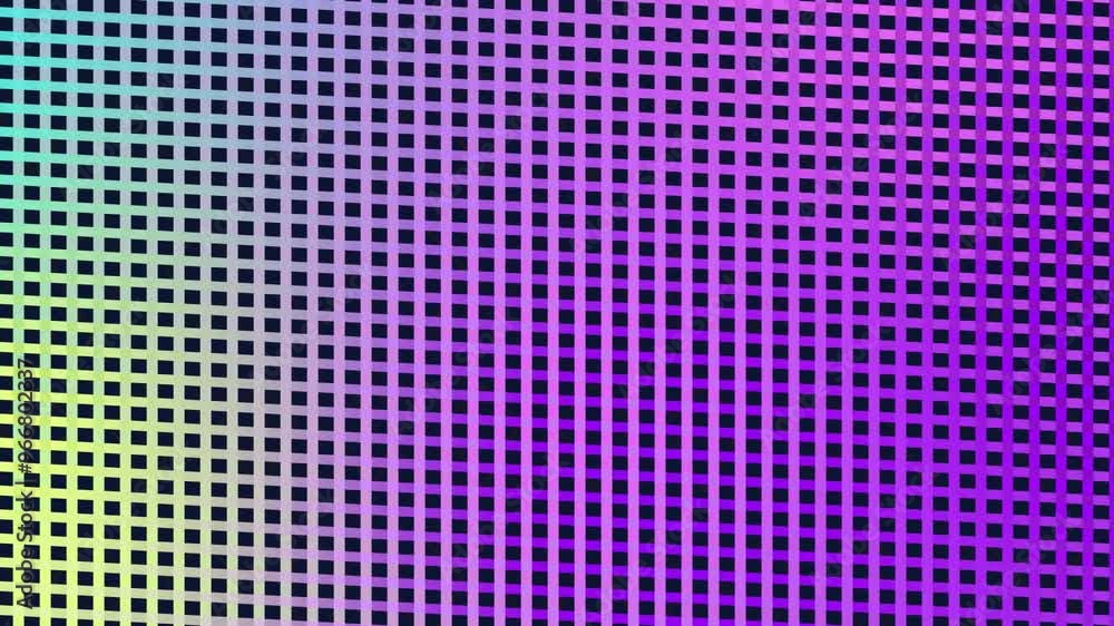 Colorful grid pattern animation with gradient from blue to purple Colorful grid pattern animation with gradient from blue to purple