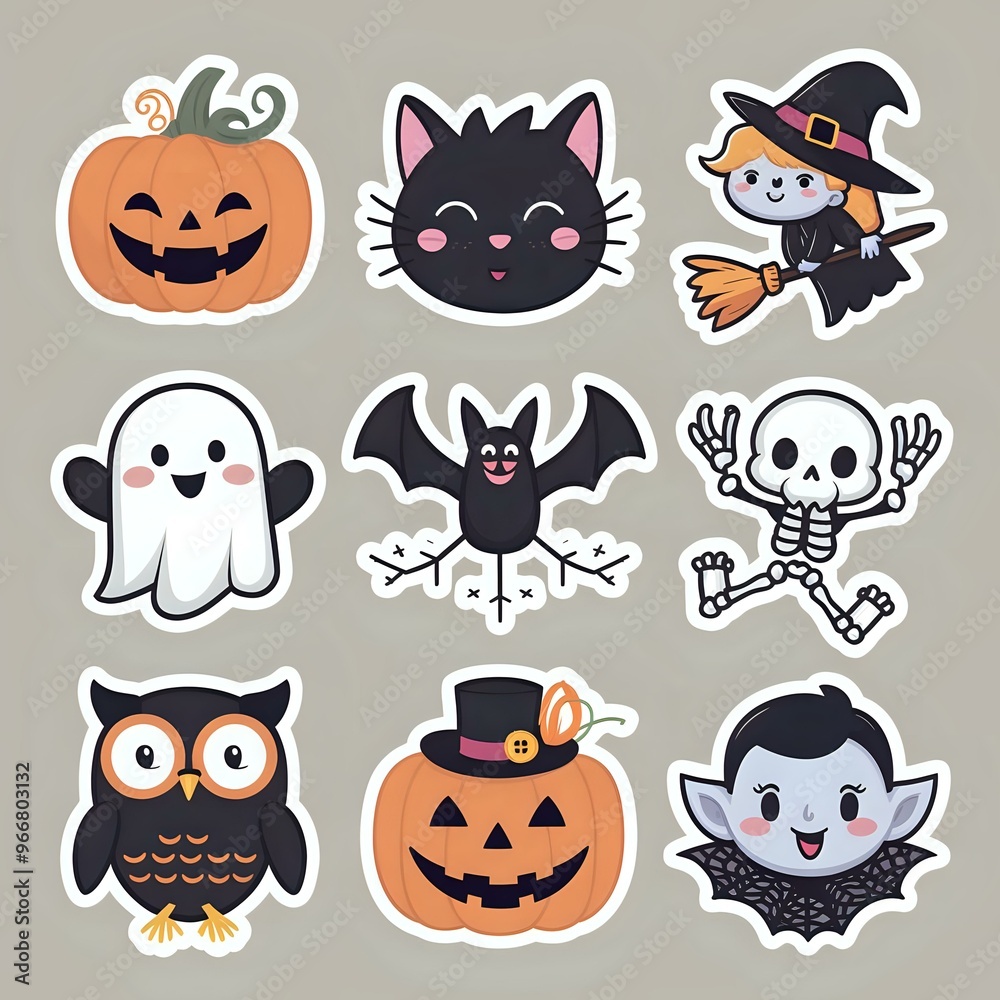 Charming Halloween Characters Collection Charming Halloween Characters Collection