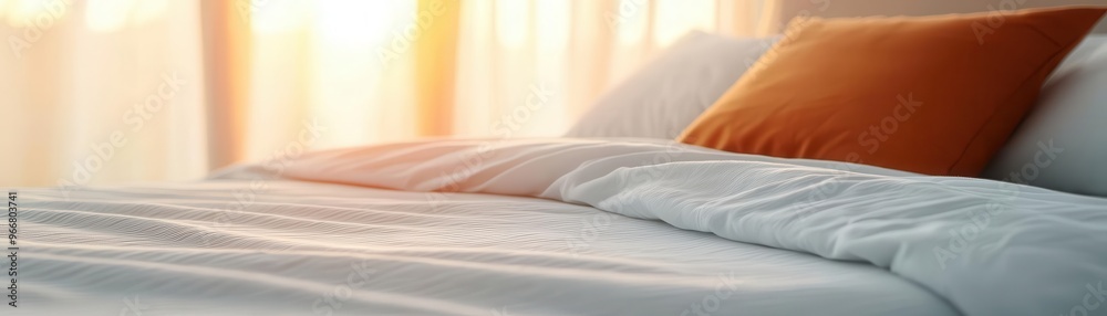 Indulging in a deep, restful sleep on a high-thread-count bed, with fluffy pillows and soft blankets, indulging in luxury sleep, ultimate relaxation Indulging in a deep, restful sleep on a high-thread-count bed, with fluffy pillows and soft blankets, indulging in luxury sleep, ultimate relaxation