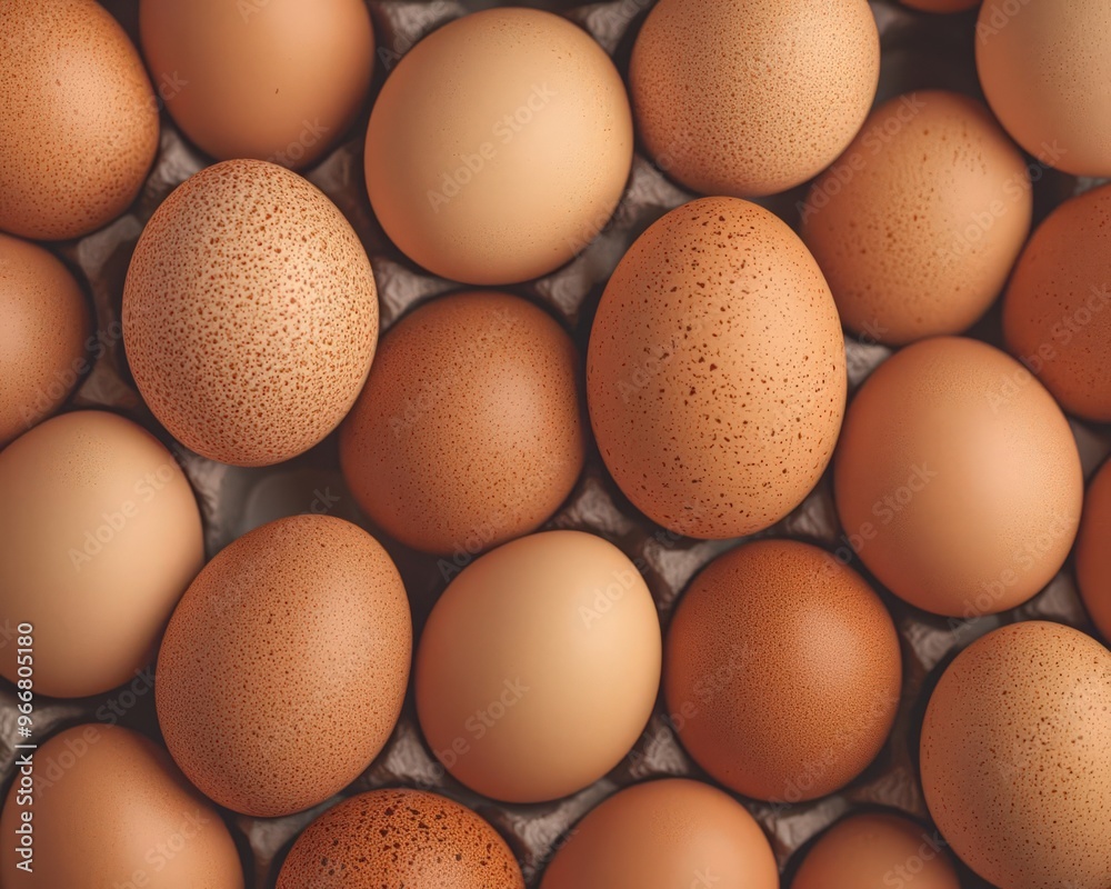 NonGMO organic eggs, fresh from the farm, 3D illustration NonGMO organic eggs, fresh from the farm, 3D illustration