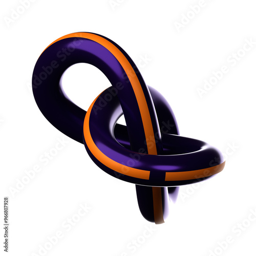 Round triangle chain icon isolated on the white background