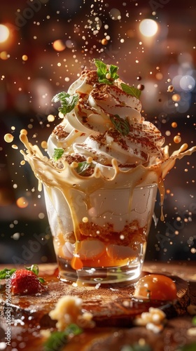 Caramel Explosion Dessert.