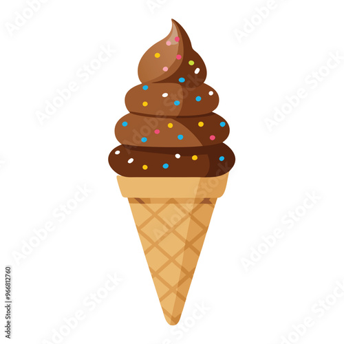 Sweet cartoon cold ice cream set and tasty cartoon frozen icecream collection vector delicious. Set of ice cartoon colorful ice-cream desserts. Chocolate and milk icecream vector illustration