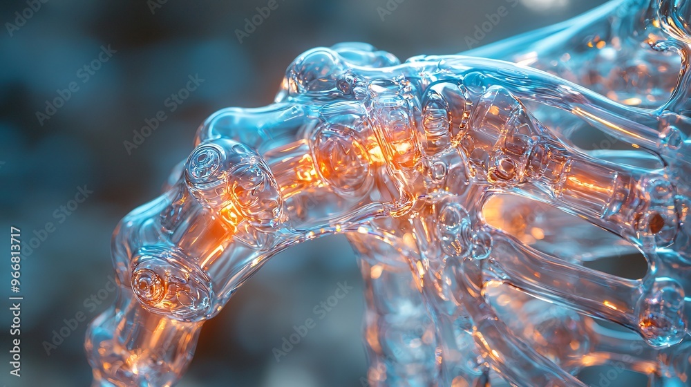 A symbolic image of a shoulder encased in rigid metal, representing the stiffness and pain. A symbolic image of a shoulder encased in rigid metal, representing the stiffness and pain.