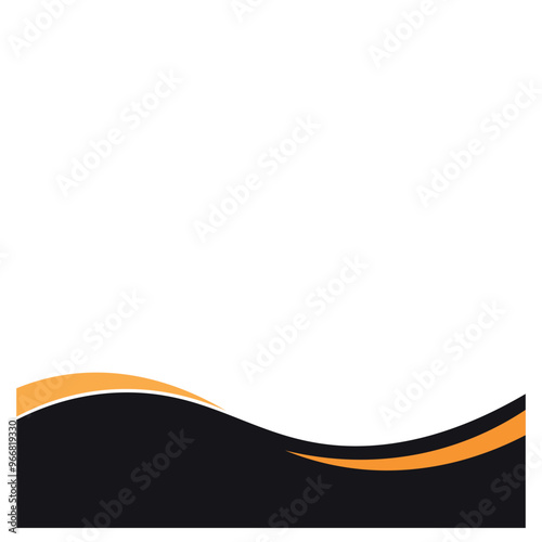 Curved Header Footer