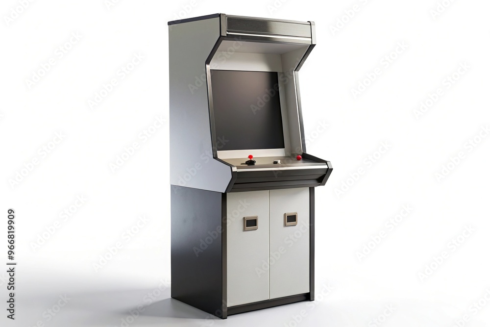 Point of View arcade cabinet isolated on white background Point of View arcade cabinet isolated on white background