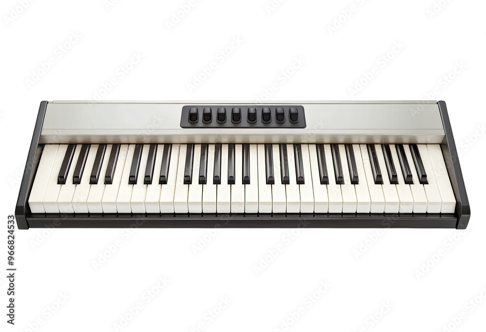 Electronic keyboard isolated with transparent background. Electronic keyboard isolated with transparent background.