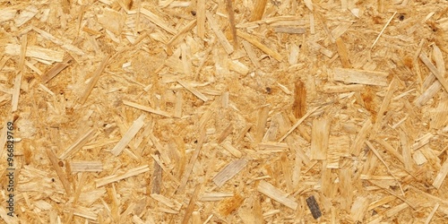 Real seamless texture of OSB full sheet for loft wall surfaces