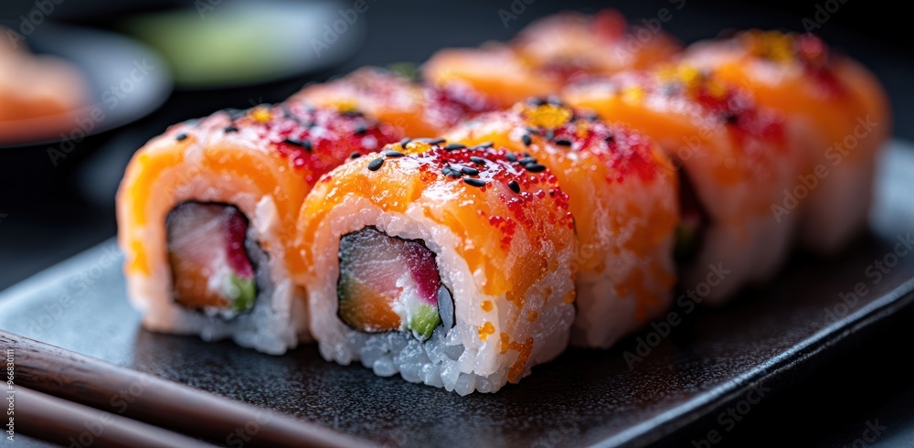 Delicious Salmon Sushi Rolls