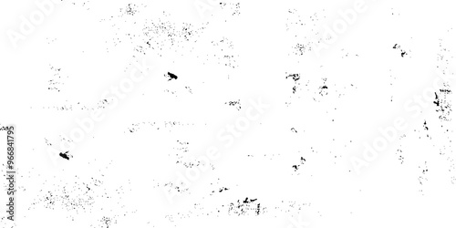 Abstract pattern of monochrome elements. Vector grunge texture. Black and white abstract background.