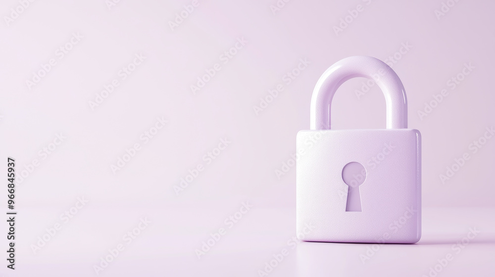 A minimalist purple padlock on a light surface, symbolizing security, trust, and protection against unauthorized access. A minimalist purple padlock on a light surface, symbolizing security, trust, and protection against unauthorized access.