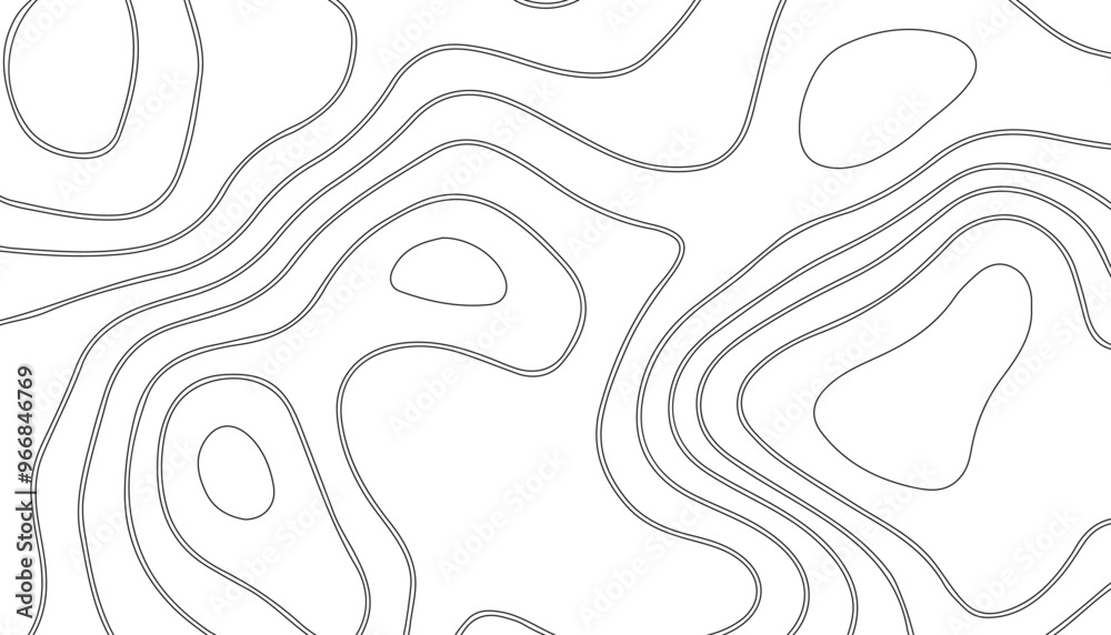 Background of the topographic map. Abstract geographic grid. Topographic map lines, contour background. Background of the topographic map. Abstract geographic grid. Topographic map lines, contour background.