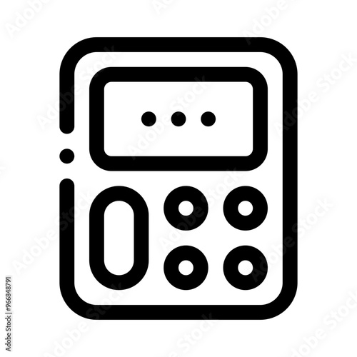 calculator line icon