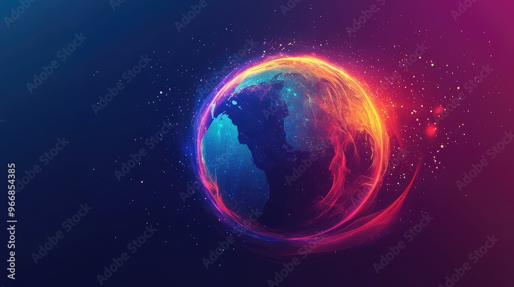 Obraz premium Colorful Sphere