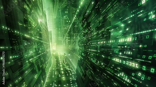 Data Connection, Abstract Backgrounds - stock illustration 