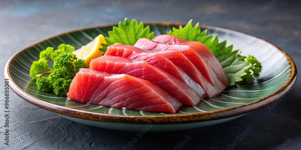 sashimi dish on plate