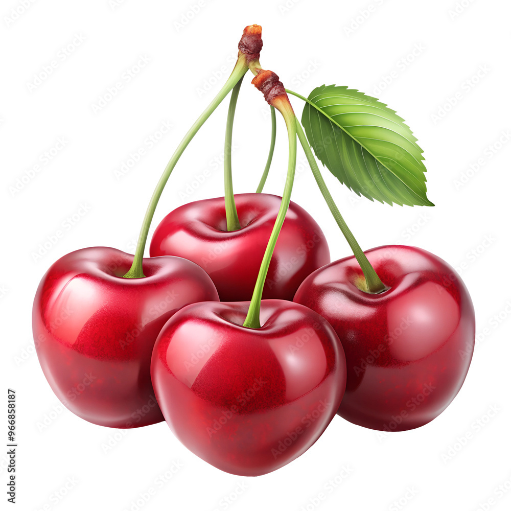 red cherry isolated on a transparent background PNG red cherry isolated on a transparent background PNG