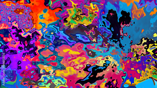 Abstract colorful paint background