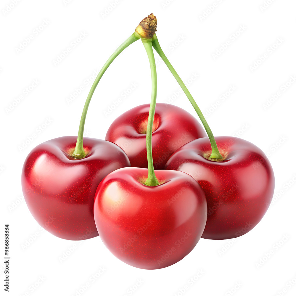 red cherry isolated on a transparent background PNG red cherry isolated on a transparent background PNG