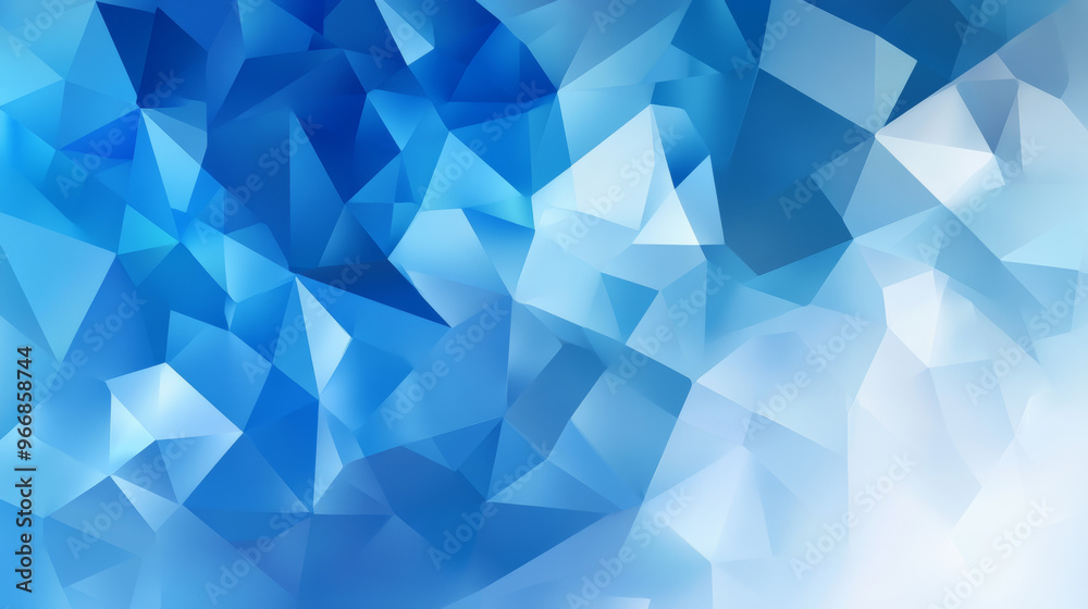 A cool blue background made of triangles. It's a colorful and modern design perfect for your company.