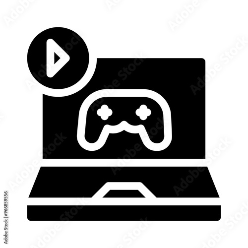 game screen glyph icon