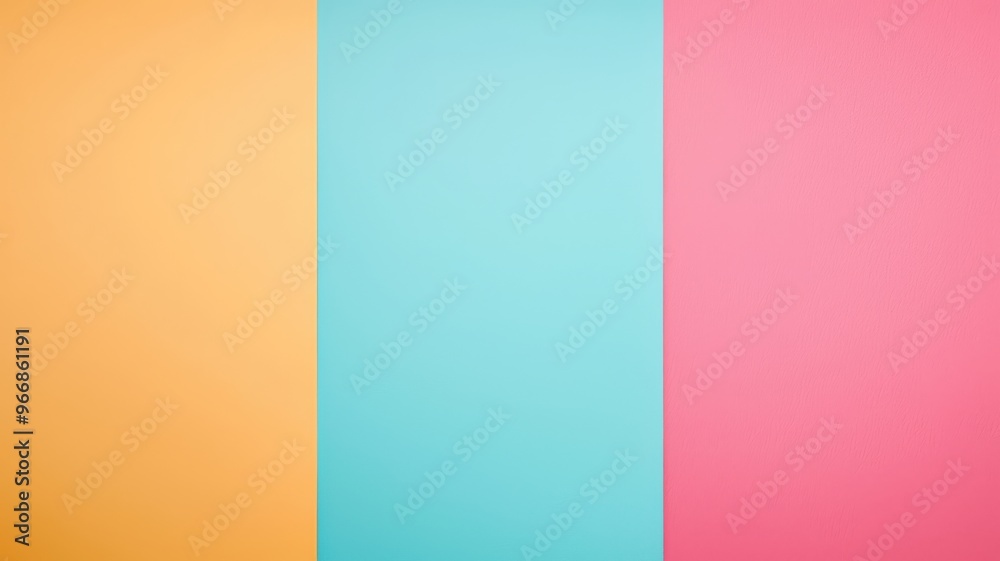 Fototapeta premium A vibrant abstract background featuring orange, teal, and pink colors, perfect for creative projects.