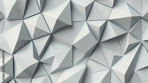 A modern background with gray triangles. This unique design uses a geometric style and is perfect for your company.