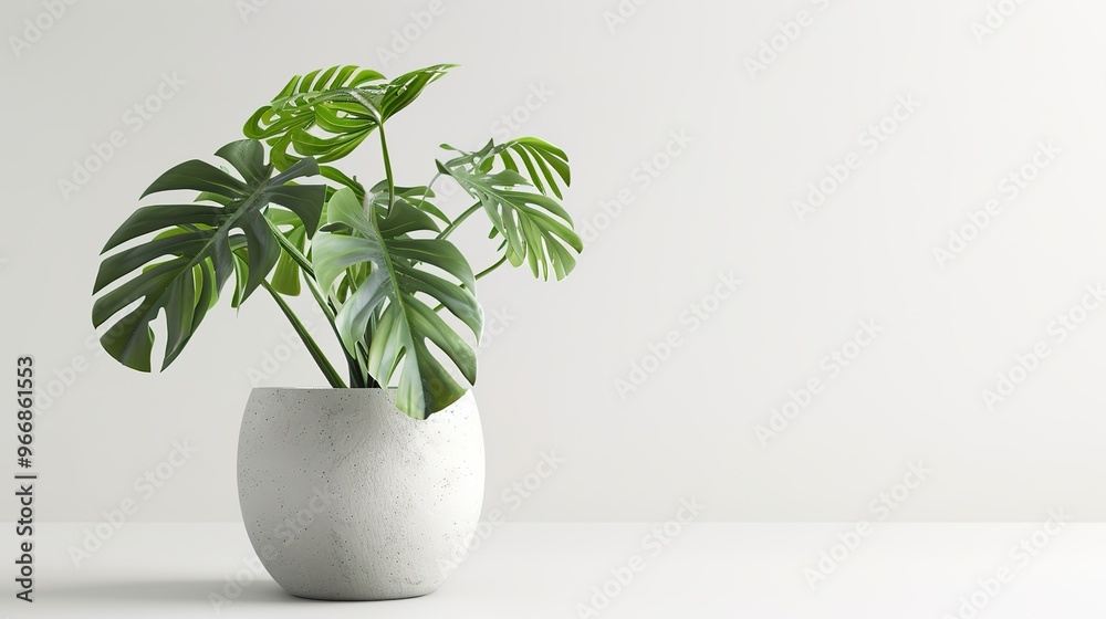 A beautiful plant is placed on a clean and pure white background. The plant shows its lush green leaves and perhaps some delicate stems. The contrast between the vibrant plant and the plain white back A beautiful plant is placed on a clean and pure white background. The plant shows its lush green leaves and perhaps some delicate stems. The contrast between the vibrant plant and the plain white back
