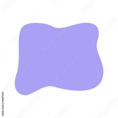 purple cute shape