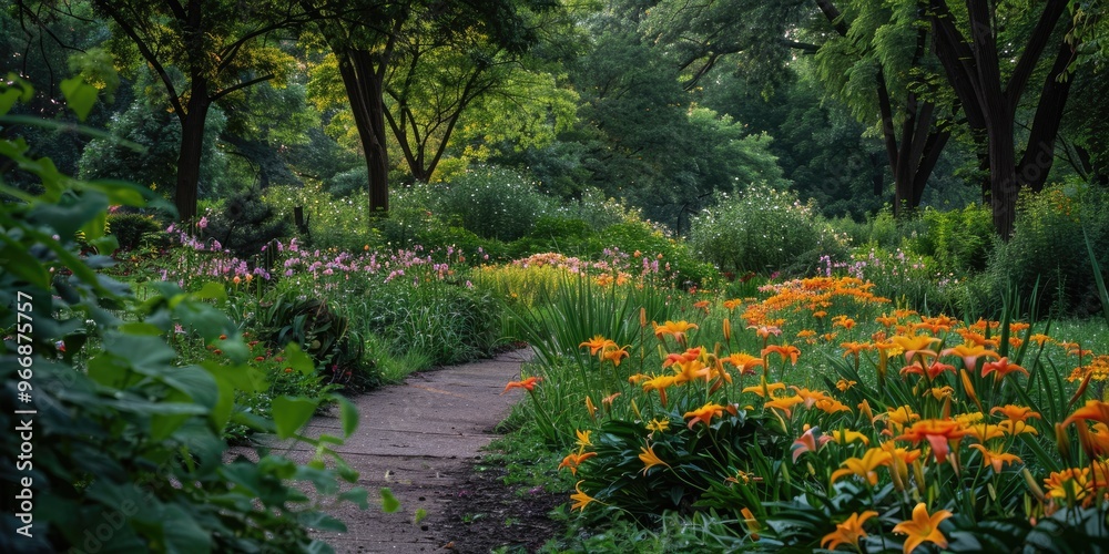 As Evening Arrives, the Park Subtly Transforms.