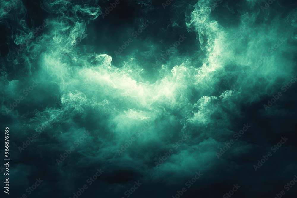 Abstract dark green and cyan background with neon light Abstract dark green and cyan background with neon light