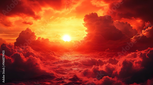 A breathtaking sunset over ...