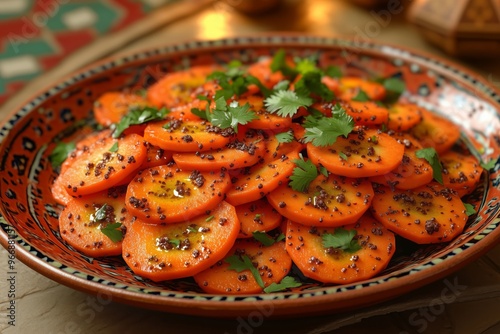 Moroccan carrot salad with cumin and coriander